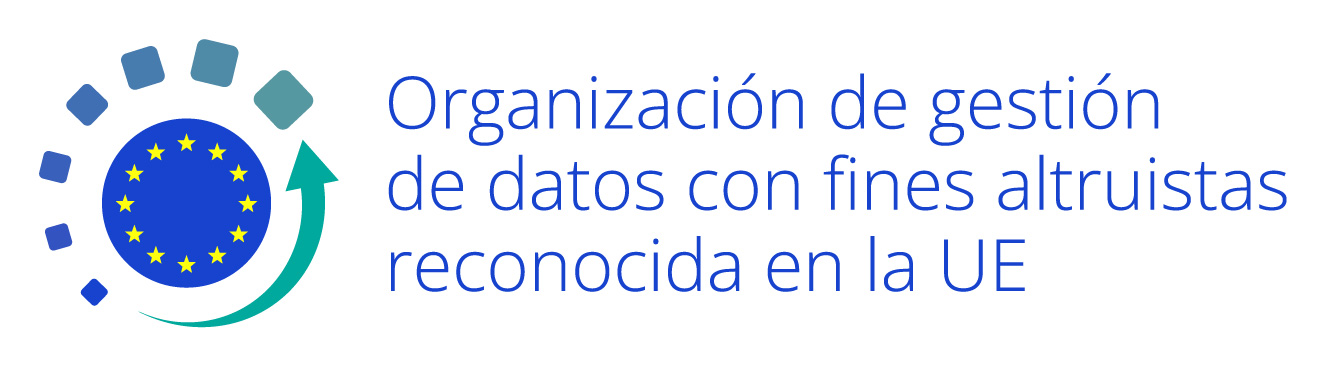 Imagen logotipo Organización de gestión de datos con fines altruistas reconocida por la UE